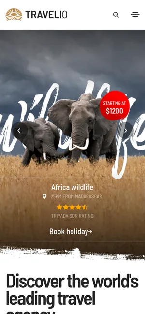 Travelio on mobile