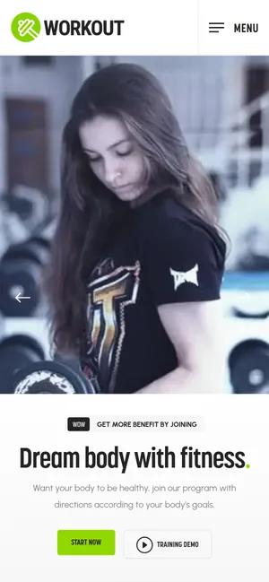 Workout on mobile