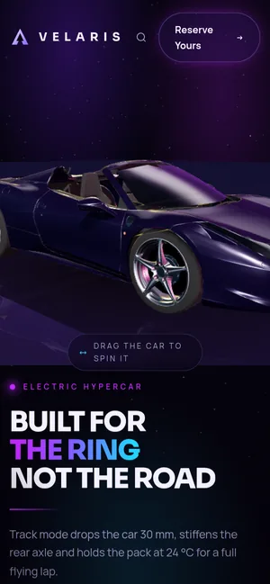 Velaris VLR-01 on mobile