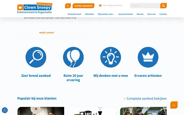 From outdated CMS to modern WordPress — Clownsnoepy — screen 2