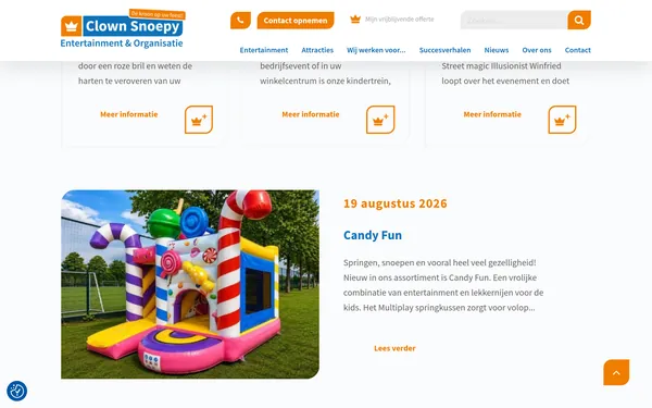 From outdated CMS to modern WordPress — Clownsnoepy — screen 3
